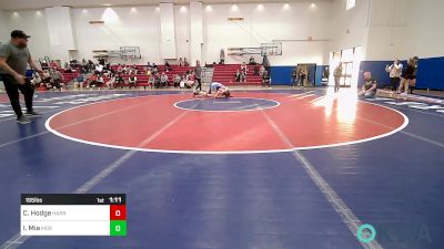 195 lbs Rr Rnd 4 - Colter Hodge, Harrah Little League Wrestling vs Izzac Mia, Moore