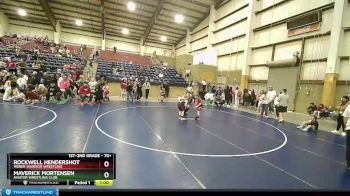 70+ Cons. Round 3 - Rockwell Hendershot, Weber Warrior Wrestling vs Maverick Mortensen, Aviator Wrestling Club