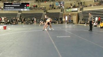 152 Championship Bracket Cons. Round 7 - Kaleb Mead, Watertown-Mayer vs Braden Shoemaker, Brandon Valley