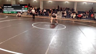 174 lbs Champ. Round 3 - Raul Perez, Pratt Community College vs Max Wiezorek, Southwest Minnesota State