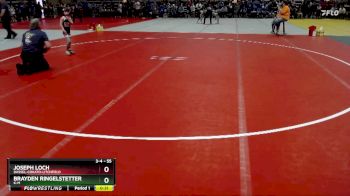 55 lbs Cons. Round 3 - Brayden Ringelstetter, K-M vs Joseph Loch, Dassel-Cokato-Litchfield