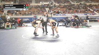 128-D4 Cons. Round 2 - Rueger Lueker, Round Valley High School vs Diego Felix, Somerton High School