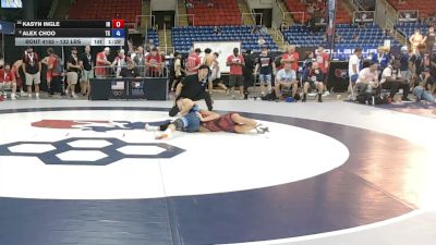 132 lbs Champ. Rd Of 32 - Kasyn Ingle, Indiana vs Alex Choo, Texas
