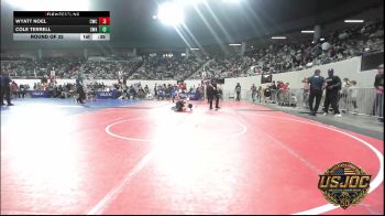 49 lbs Round Of 32 - Wyatt Noel, Cowboy Wrestling Club vs Cole Terrell, Shelton Wrestling Academy