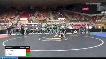 160 lbs Semifinal - Sam Elliott, Buhler vs Jonah Meyer, Andale