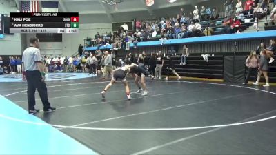 115 lbs 3rd Place Match - Kali Poe, Solon vs Ava Hendricks, South Tama