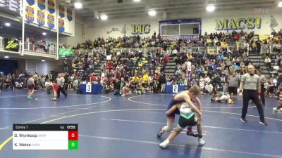 96 lbs Consy 1 - Glayden Wynkoop, Spartan WC vs Kai Weiss, Open Mats WC