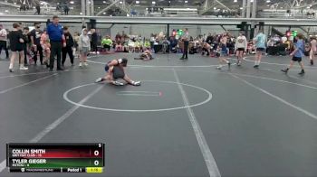 72 lbs Semis (4 Team) - Collin Smith, Grit Mat Club vs Tyler Gieger, M2TCNJ