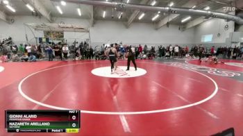 120 lbs Champ. Round 1 - Gionni Alarid, Mountain Range vs Nazareth Arellano, Skyview