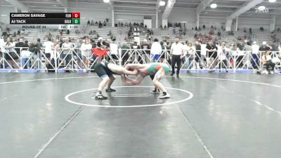 195 lbs Round Of 64 - Cameron Savage, Flint Tropics - HSB vs AJ Tack, Gold Standard Wrestling - HSB