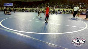 49 lbs Consolation - Kaiden Mclaughlin, Del City Little League vs Stella Spencer, Collinsville Cardinal Youth Wrestling