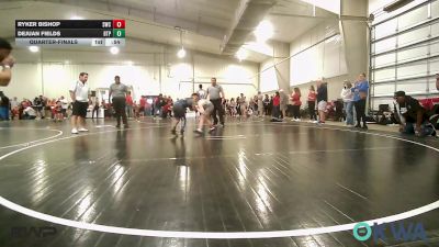 83 lbs Quarterfinal - Ryker Bishop, Salina Wrestling Club vs Dejuan Fields, Tulsa Blue T Panthers