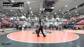 96 lbs Consi Of 8 #2 - Brook Bertholf, Hilldale vs Hadley Emert, Oologah