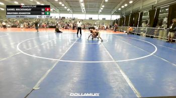 100 lbs Rr Rnd 1 - Daniel Macatangay, Illinois Menace vs Brayden Johnston, Terps Northeast Elite