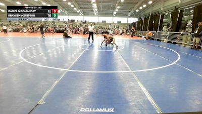 100 lbs Rr Rnd 1 - Daniel Macatangay, Illinois Menace vs Brayden Johnston, Terps Northeast Elite