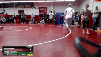 106 lbs Cons. Round 2 - Kolten Land, Maurer Coughlin Wrestling Club vs Kaeden Nelson, New Palestine