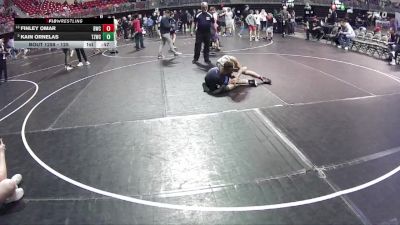 125 lbs 2nd Place Match - Kain Ornelas, Team Zapas Wrestling Club vs Finley Omar, Beatrice Wrestling Club