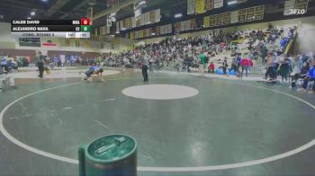 126 lbs Cons. Round 3 - Alejandro Nava, Canyon Springs vs Caleb David, Mira Mesa