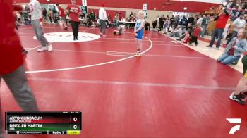 61-63 lbs Round 4 - Axton Linsacum, Junior Bulldogs vs Drexler Martin, HRA