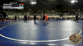 285 lbs Semifinal - Cooper Frank, HBT Grapplers vs Wilson Navas, Henryetta Knights Wrestling Club