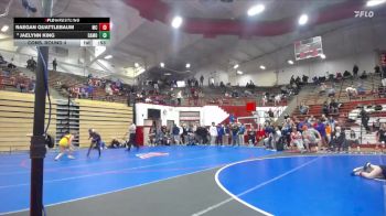 125 lbs Cons. Round 4 - Jaelynn King, Michigan City Wrestling Club vs Raegan Quattlebaum, Monroe Central