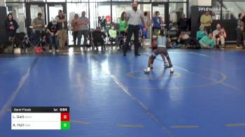 43 lbs Semifinal - Liam Gatt, Backyard Brawlers vs Amazin Hall, Roundtree Wrestling Academy