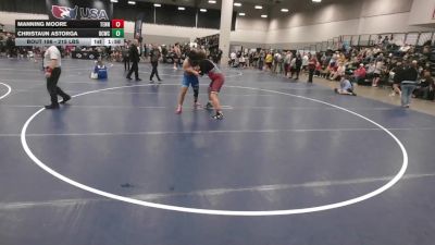 215 lbs Champ. Rd Of 16 - Manning Moore, Tennessee vs Christaun Astorga, Bear Cave Wrestling Club