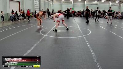 132 lbs Round 5 (8 Team) - Lucas Drake, Mat Assassins vs Blake Anderson, Central York Wrestling Club