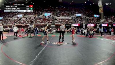 Semifinal - Riley McLeod, Conrad vs Mason Bazaldua, Red Lodge HS