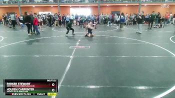 80 lbs Semifinal - Parker Stewart, West Wateree Wrestling Club vs Holden Carpenter, Legacy Elite Wrestling