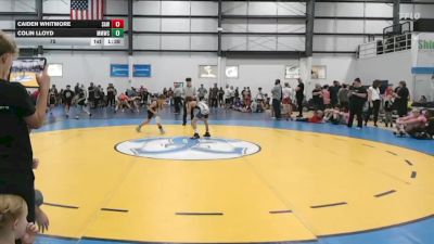 75 lbs Round 3 (6 Team) - Colin Lloyd, MIDLOTHIAN MINERS WRESTLING CLUB vs Caiden Whitmore, SOUTH AUGUSTA WRESTLING