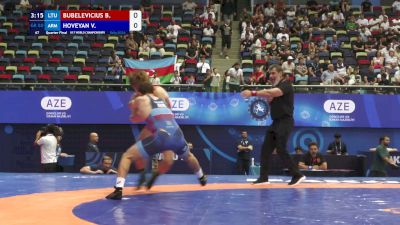 80 kg 1/4 Final - Benediktas Bubelevicius, Lithuania vs Vahe Hoveyan, Armenia