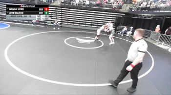 5A 175 lbs Cons. Round 3 - Luke Mason, Bountiful vs Manoa Herb, Brighton