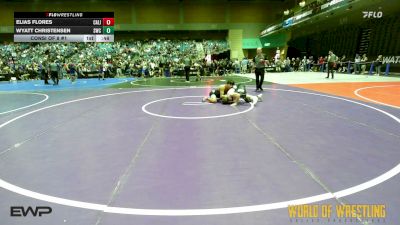 138 lbs Consi Of 8 #1 - Elias Flores, California Grapplers vs Wyatt Christensen, Syracuse Wrestling Club (Utah)