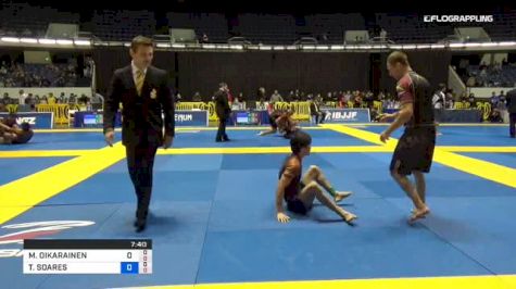MARKO OIKARAINEN vs THALISON SOARES 2018 World IBJJF Jiu-Jitsu No-Gi Championship