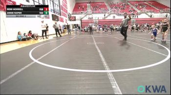 47-54 lbs Rr Rnd 2 - Remi Norrell, Prime Wrestling vs Annie Raper, Tecumseh Youth Wrestling