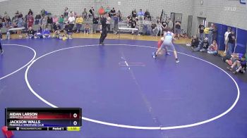 132 lbs Cons. Round 3 - Aidan Larson, Hermiston Wrestling vs Jackson Walls, Peninsula Wrestling Club