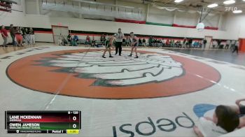 120 lbs Quarterfinal - Lane McKennan, Sheridan vs Owen Jameson, Worland Middle School