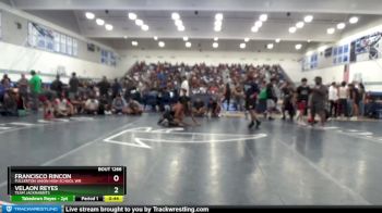 160 lbs Cons. Round 2 - Velaon Reyes, Team Jackrabbits vs Francisco Rincon, Fullerton Union High School Wr