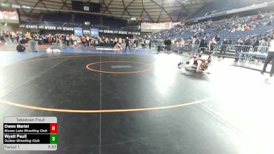 126 lbs Semis - Owen Martel, Moses Lake Wrestling Club vs Wyatt Paull, Outlaw Wrestling Club
