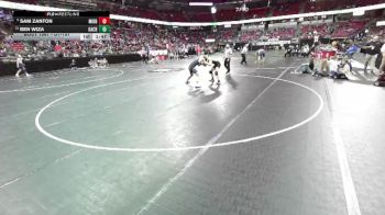 D1-157 lbs Champ. Round 1 - Sam Zanton, Middleton vs Ben Wiza, Oak Creek