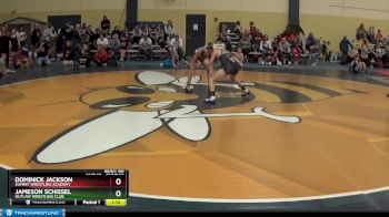 85 lbs Quarterfinal - Dominick Jackson, Summit Wrestling Academy vs Jameson Schissel, Outlaw Wrestling Club