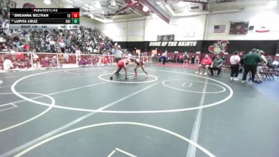 140 lbs Champ. Round 1 - Lupita Cruz, Hueneme vs Breanna Beltran, La Quinta/La Quinta