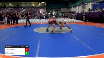 Match - Jaden Reynolds, In vs Cade Balestrini, Pa