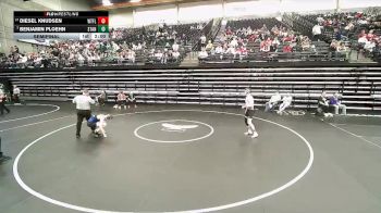 4A 126 lbs Semifinal - Benjamin Ploehn, Stansbury vs Diesel Knudsen, West Field