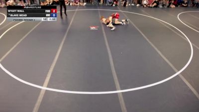 144 lbs Champ. Round 1 - Wyatt Wall, Pursuit Wrestling vs Blake Mead, Mustang Wrestling Club