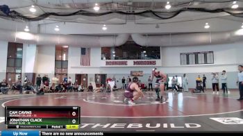 197 lbs Round 2 (6 Team) - Cam Cavins, Roanoke College vs Jonathan Clack, Mount Olive