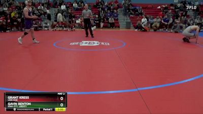 175 lbs Semifinal - Grant Kress, Linn-Mar vs Gavin Benton, Iowa City, Liberty