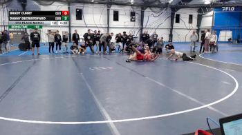 Silver 184 lbs 5th Place Match - Brady Curry, Cortland State vs Danny DeCristofaro, Cornell College
