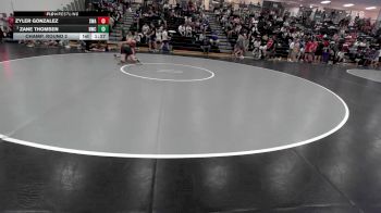 175 lbs Champ. Round 2 - Zane Thomsen, Hastings Wrestling Club vs Zyler Gonzalez, Shelton Wrestling Academy